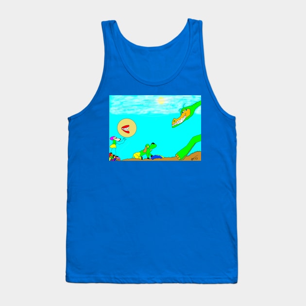 Smiling teeth Tank Top by YFTV